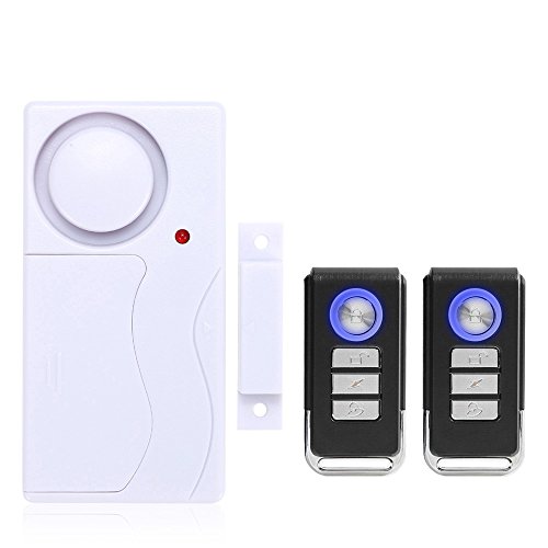 Mengshen Tür- und Fensteralarm, Diebstahlalarm Mit Fernbedienung Für Die Sicherheit Zu Hause, 105 db Super Laut (EinschließLich 1 Alarm Und 2 Fernbedienung) von Mengshen