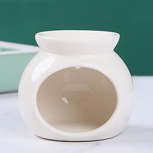 Meokro Keramik Ätherische Öl Brenner Keramik Teelichthalter Diffusor Aroma Kerzenwärmer Porzellan Dekoration für Home Duft Dekor von Meokro
