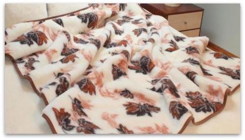 Merino-Decke aus natürlicher Wolle, Herbst-Wolle (Doppelbett 160 x 200 cm) von Merino Wool