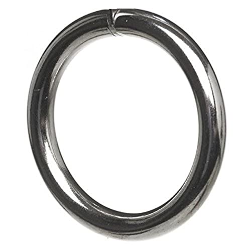 Bulk Hardware bh05174 Gardinen Stange Ring poliert chrom Metall innen Dimension 25 mm, Set 12 Stück von Merriway