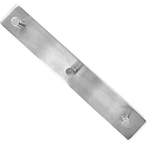 Bulk Hardware bh05966 Single Kleiderhaken mit verdeckten Befestigungen mit Satin Stahl Finish, weiß, BH05967 von Merriway