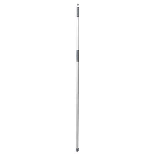 Mery 140 cm Sechskant-Aluminium-Stick. Professioneller Doppelgriff Aluminiumstab, Metall, grau, Medida von Mery