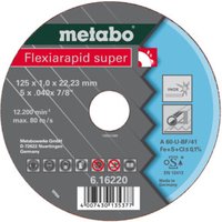Metabo Flexiarapid super 125x1,0x22,23 Inox, Trennscheibe, gerade Ausführung von Metabo