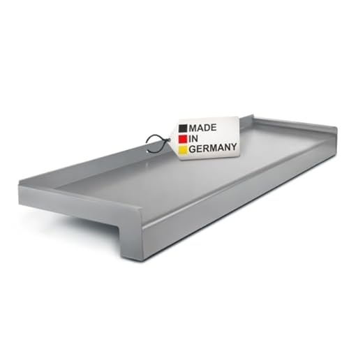 TJ Fensterbank Außen Aluminium Silber E6/EV1 150 mm x 600 mm/robuste Fensterbank Außen Aluminium in Silber/einfach montierbare Alu Fensterbank Außen/Fensterbrett Außen Made in Germany von Metall- & Kunststoffhandel Thomas Jäkel