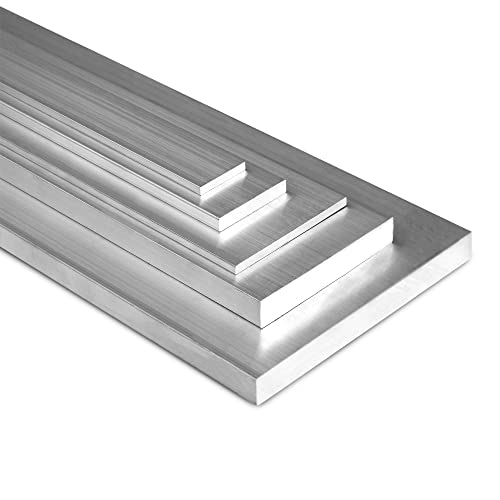 TJ Flachprofil Aluminium 20x3mm - 2m Länge/robustes & langlebiges Aluprofil/Alu Flachprofil für Innen- & Außen vielseitig einsetzbar/korrosionsbeständiges Flachprofil aus Aluminium von Metall- & Kunststoffhandel Thomas Jäkel