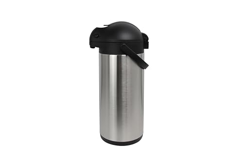 METRO Professional Airpot Pumpkanne | 1,9 Liter | Isolierkanne | Kaffeespender | Thermoskanne | Getränkespender | auch für den gewerblichen Einsatz | Edelstahl | Kaffeekanne von METRO Professional