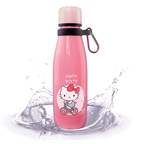 Mevsim Store Hello Kitty Thermosflasche 350 ml - Hello Kitty Thermosflasche hält Ihr Getränk 24 Stunden lang kalt, ist 100% auslaufsicher und natürlich BPA-frei! von Mevsim Store