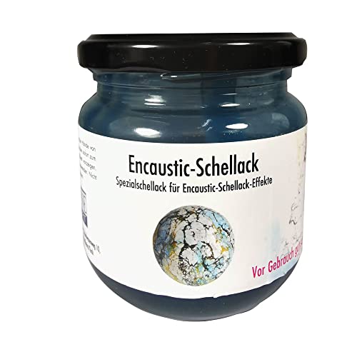 Meyco Encaustic Schellack, 100 g im Gläschen, Petrol von Meyco