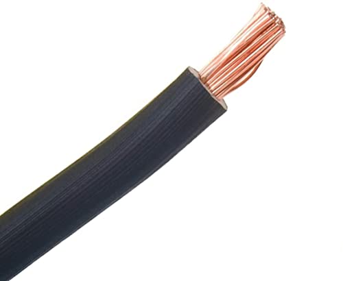 Verdrahtungsleitung H07 V-K 10 mm² - schwarz - 5 m // flexibles Kabel Einzelader Aderleitung von MPS-Contact