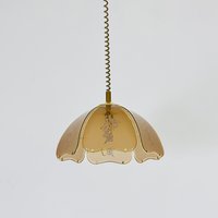 Pendant Lamp Made Of Gold-Plated Metal & Murano Glass By Eglo Leuchten, Austria, 1970S von MidAgeVintageDE2