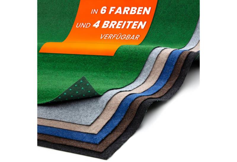 Rasenteppich, Midori, Rasenteppich Kunstrasen Drainage-Noppen 67x100 cm Beige von Midori