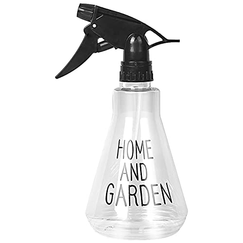 500ml Sprühflaschen aus Kunststoff, Sprühdose Leere Sprühflasche Pflanzen, Große Kapazität Sprühflaschen zum Bügeln, Transparent Blumensprüher Zerstäuber mit Verstellbare Sprühkopf für Home Garden von Mikihat