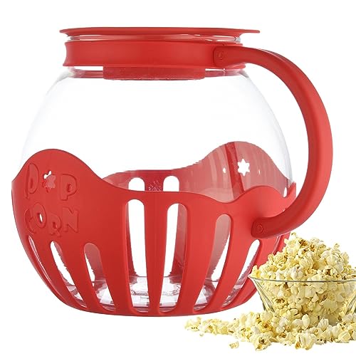 Mikrowellen Popcorn-Maschine - Air Popcorn Popper Bowl Mit Deckel - Hausgemachtes Popcornglas Popcorn-Maschine Popcorn Maker Mikrowellen-Popcorn-Hersteller, Spülmaschinenfest von Mingchengheng