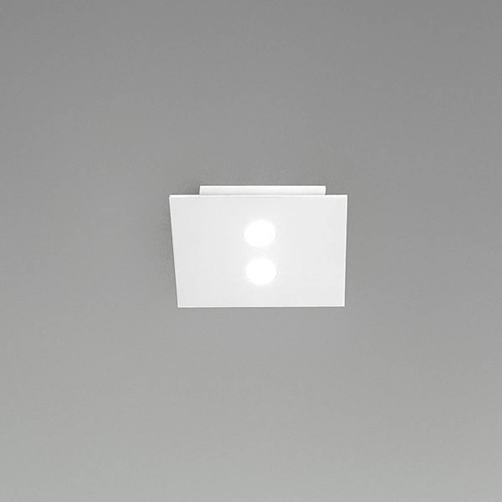 ICONE Slim - kleine LED-Deckenleuchte 2-fl. weiß von ICONE
