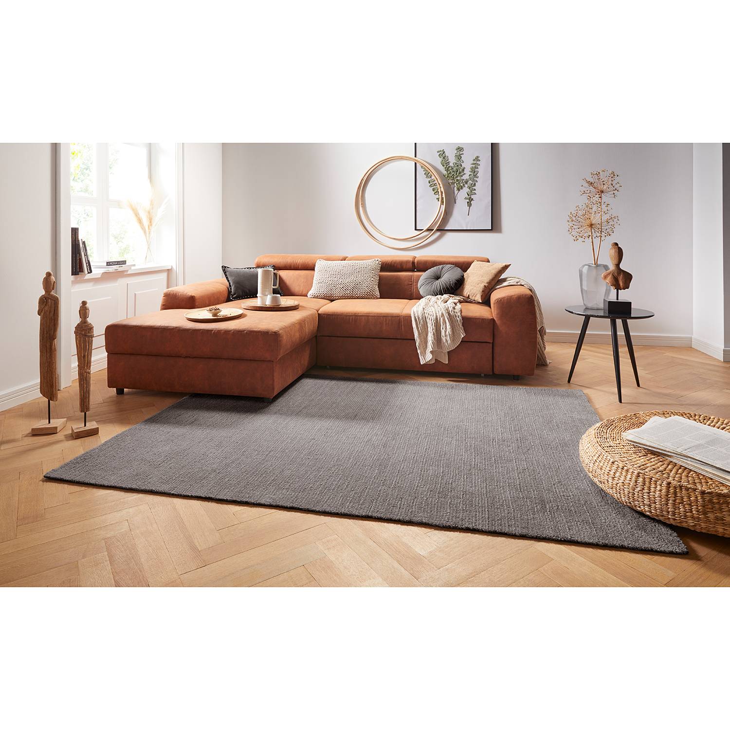 Mint Rugs Kurzflorteppich Supersoft Taupe 160x230 cm (BxT) Webstoff von Mint Rugs