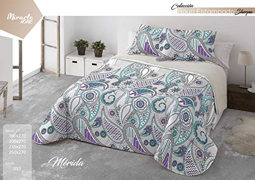 Miracle Home Bouti Sherpa Merida, 250 x 270 cm, Malve von Miracle Home