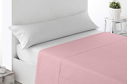 Miracle Home Spannbetttuch, weich und bequem, 50% Polyester, 180 cm, Rosa von Miracle Home