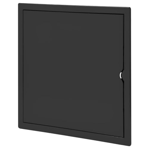 Miratic Revisionsklappe Farbe Schwarz ABS-Material (35 x 35 cm) von Miratic