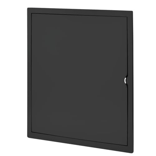 Miratic Revisionsklappe Farbe Schwarz ABS-Material (40 x 40 cm) von Miratic