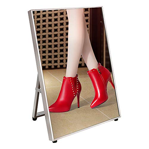 Mirror Schuhgeschäft tragen Schuhe Spiegel super klar ohne Verformung Bodenspiegel Halterung Spiegel Bekleidungsgeschäft Schuhe Spiegel ändern Schuhspiegel Test Schuhspiegel 45 * 60cm von Mirror