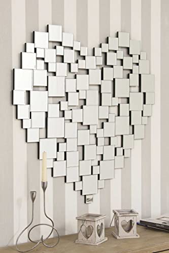 MirrorOutlet Milton Manor Wandspiegel, modernes Design, venezianisches Design, 80 cm von MirrorOutlet