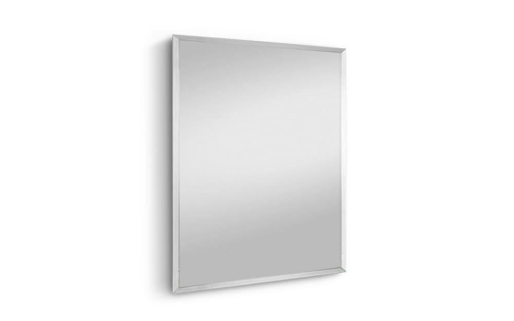 Facettenspiegel Rosi, silberfarbig, 40 x 60 cm von Mirrors and More