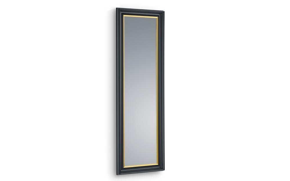 Rahmenspiegel Ina, schwarz/goldfarbig, 50 x 150 cm von Mirrors and More