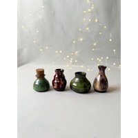 Keramikvase, Knospe Vase, Miniaturvase, Steingutvase, Kleine Flasche, Minivase, Blumenvase von Mistceramics