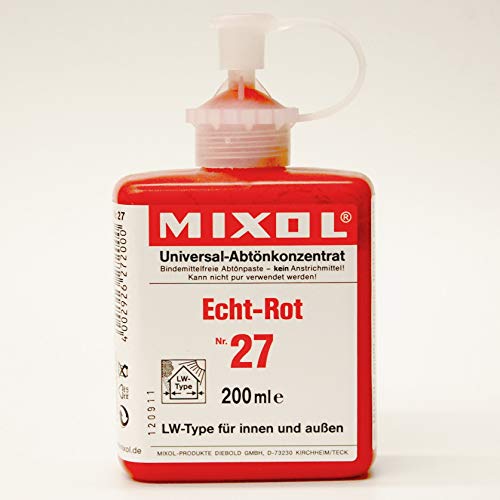 200ml MIXOL # 27 Echt-Rot von Mixol