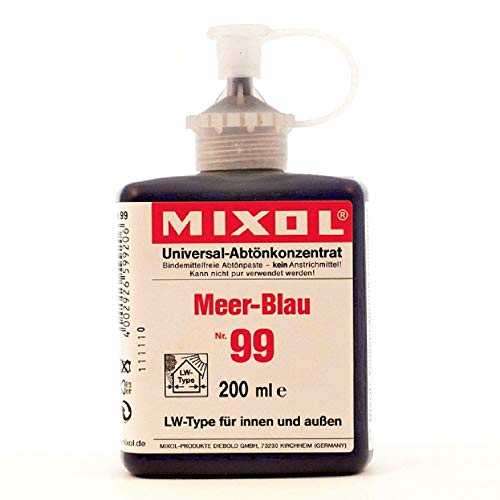 200ml MIXOL Universal-Abtönkonzentrat # 99 Meerblau, 4002926599206 von Mixol
