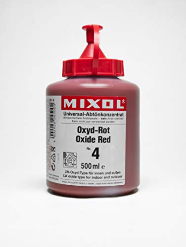 500ml MIXOL Universal-Abtönkonzentrat # 4 Oxyd-Rot, Oxyd Rot, 4002926045000 von Mixol