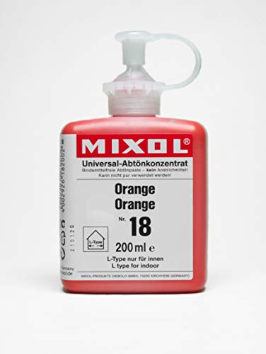 Mixol 200ml Universal-Abtönkonzentrat # 18 Orange, 4002926182002 von Mixol