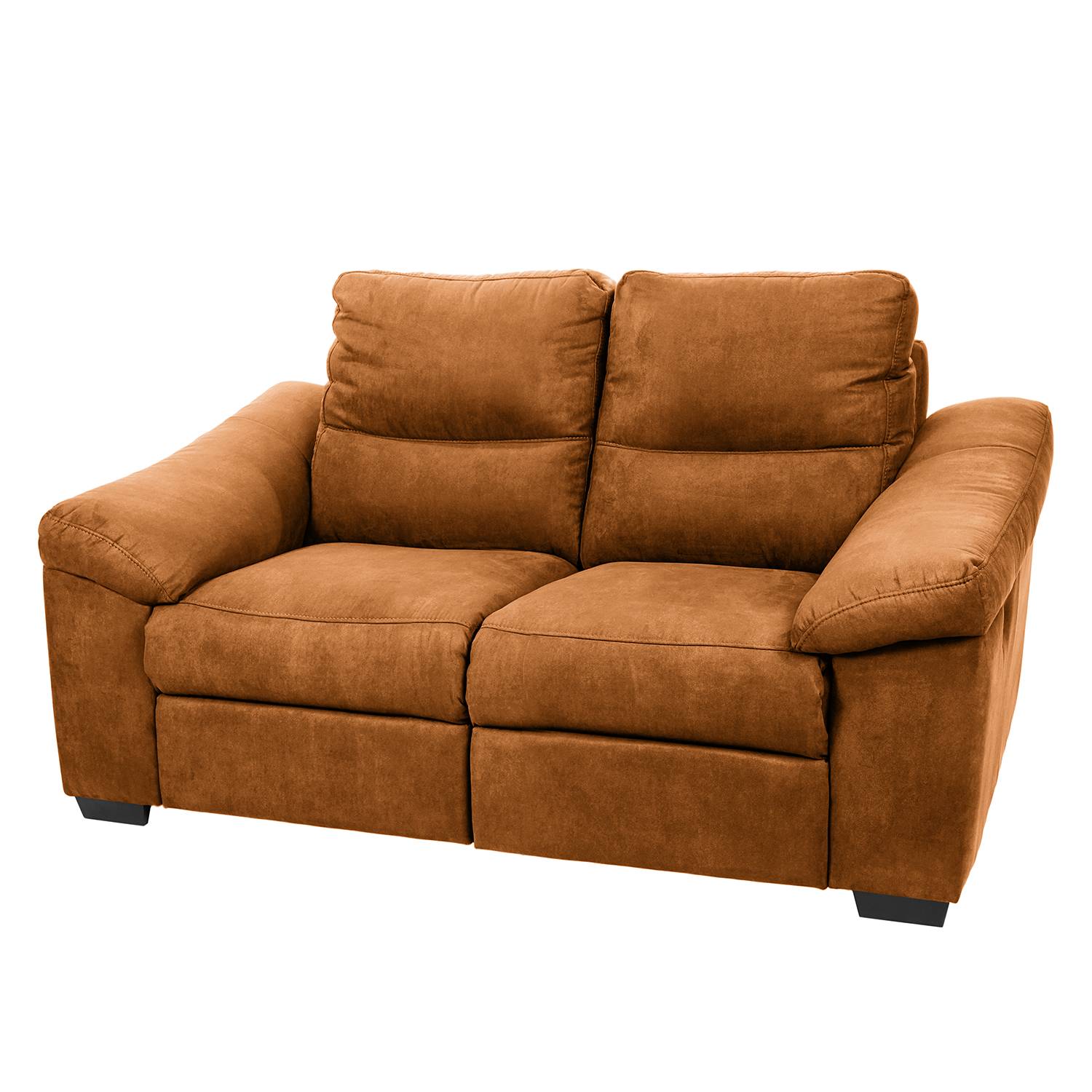 Modoform Sofa Lamexa II 2-Sitzer Cognac Microfaser 175x95x98 cm von Modoform