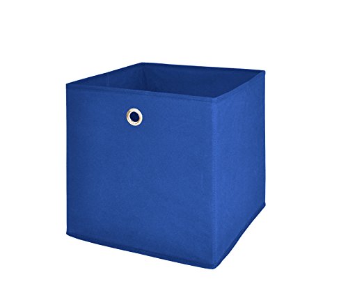 Möbel Akut Faltbox 4er Set in blau, Aufbewahrungsbox für Raumteiler oder Regale von Möbel Akut
