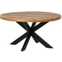 Tisch Massivholz im Industry und Loft Stil Spider Gestell von Möbel Exclusive
