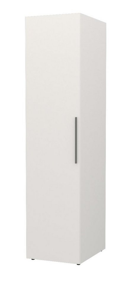 Möbel-Lux Kleiderschrank Neo 1-türig in Weiß mit LEDs von Möbel-Lux