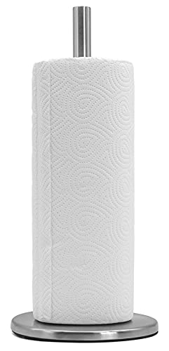 Küchenrollenhalter Ständer Papier Rollenhalter Küchentuchständer Küchentuchständer Küchenrolle Halter ca. Ø 15 x H34cm Edelstahl von Möbelbörse