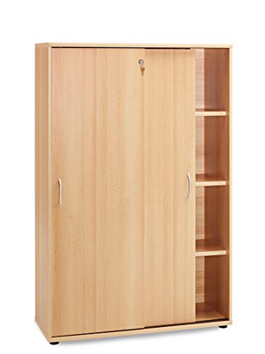 Möbelpartner Manni Aktenschrank, samerbergbuche, ca. 100,0 x 39,5 x 152,8 cm von Möbelpartner