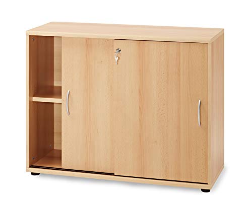 Möbelpartner Manni Aktenschrank, samerbergbuche, ca. 100,0 x 39,5 x 77,4 cm von Möbelpartner