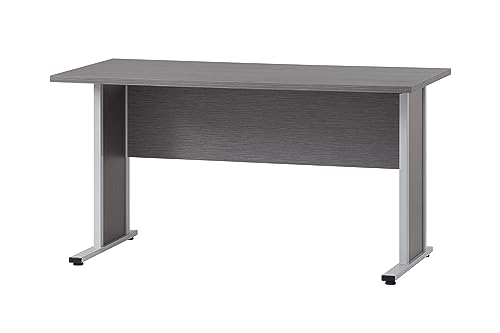 Möbelpartner Manni Schreibtisch, Holzwerkstoff, esche grau Dekor, 140 x 65 x 72,2 cm von Möbelpartner