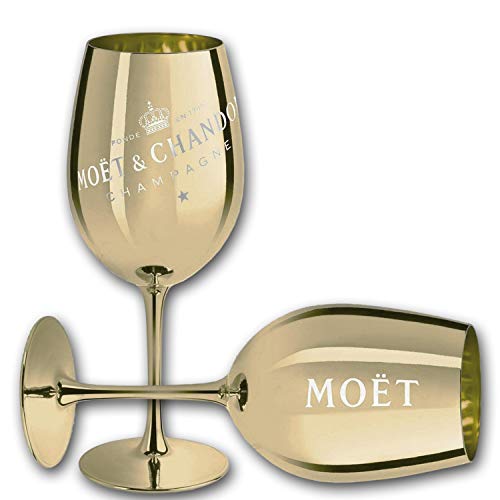 Moet & Chandon Champagne Champagner Glas Gläser Set - 2er Set Gold von Moet & Chandon-Moet & Chandon