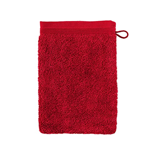 möve Superwuschel Waschhandschuh 20 x 15 cm aus 100% Baumwolle, ruby von Möve