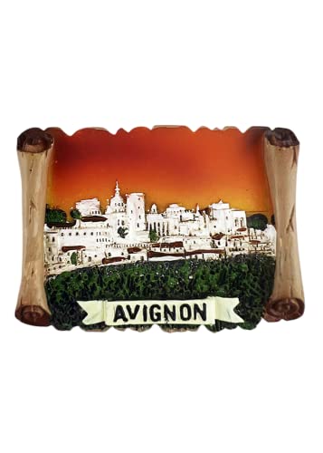 Avignon Frankreich Kühlschrankmagnet Reise Souvenir Kühlschrank Dekoration 3D Magnet Aufkleber handbemalt Craft Collection von Moiilvcla
