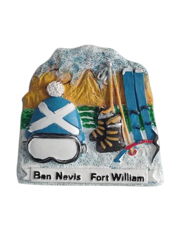 Ben Nevis Fort William Schottland Kühlschrankmagnet Reise Souvenir Kühlschrank Dekoration 3D Magnetaufkleber Handbemalt Handwerk von Moiilvcla