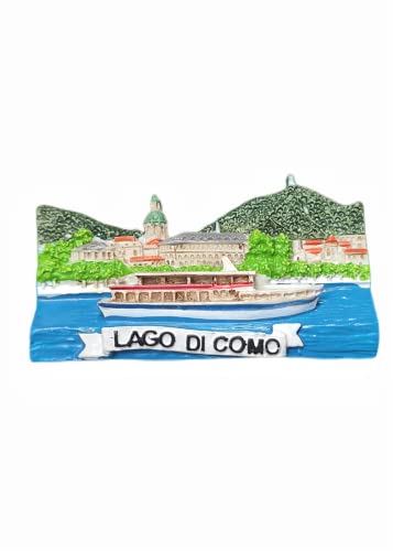 Como Lake Italien Kühlschrankmagnet Reise Souvenir Kühlschrank Dekoration 3D Magnetaufkleber Handbemalte Bastelkollektion von Moiilvcla