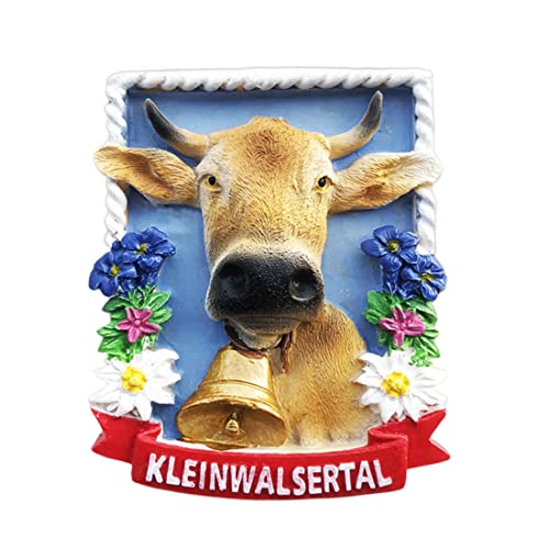 KLEINWALSERTAL Österreich Kühlschrankmagnet Reise Souvenir 3D Kühlschrank Deko Magnetaufkleber handbemalt Basteln Kollektion von Moiilvcla