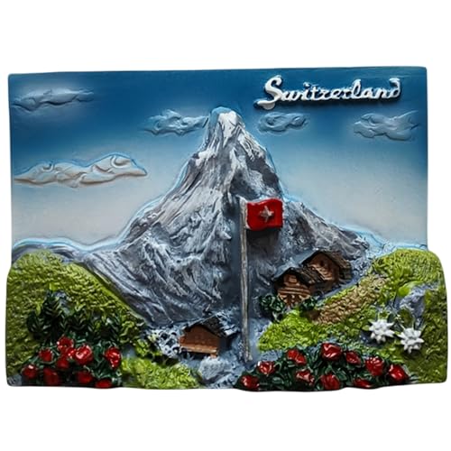 Kühlschrankmagnet Schweiz 3D Reise Souvenir Kühlschrank Dekoration Magnet Aufkleber Handwerk Kollektion von Moiilvcla