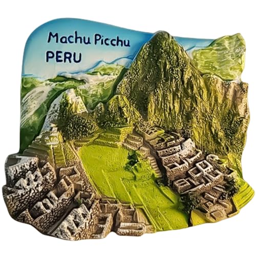 Machu Picchu Peru Kühlschrankmagnet, 3D-Souvenir, Reise-Kühlschrank, Dekoration, Magnetaufkleber, Bastel-Kollektion von Moiilvcla