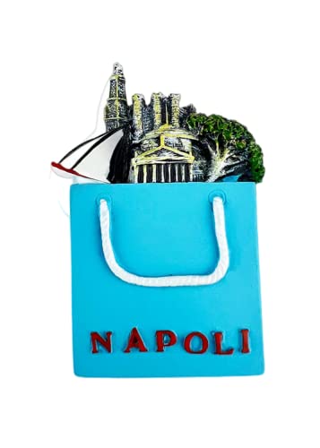 Napoli Neapel Italien Kühlschrankmagnet Reise Souvenir Kühlschrank Dekoration 3D Magnetaufkleber handbemalt Bastelkollektion von Moiilvcla