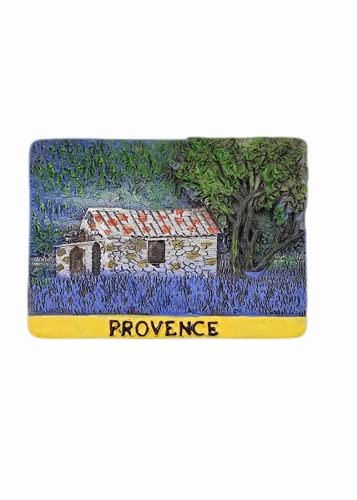 Provence Frankreich Kühlschrankmagnet Reise Souvenir Kühlschrank Dekoration 3D Magnet Aufkleber handbemalt Craft Collection von Moiilvcla